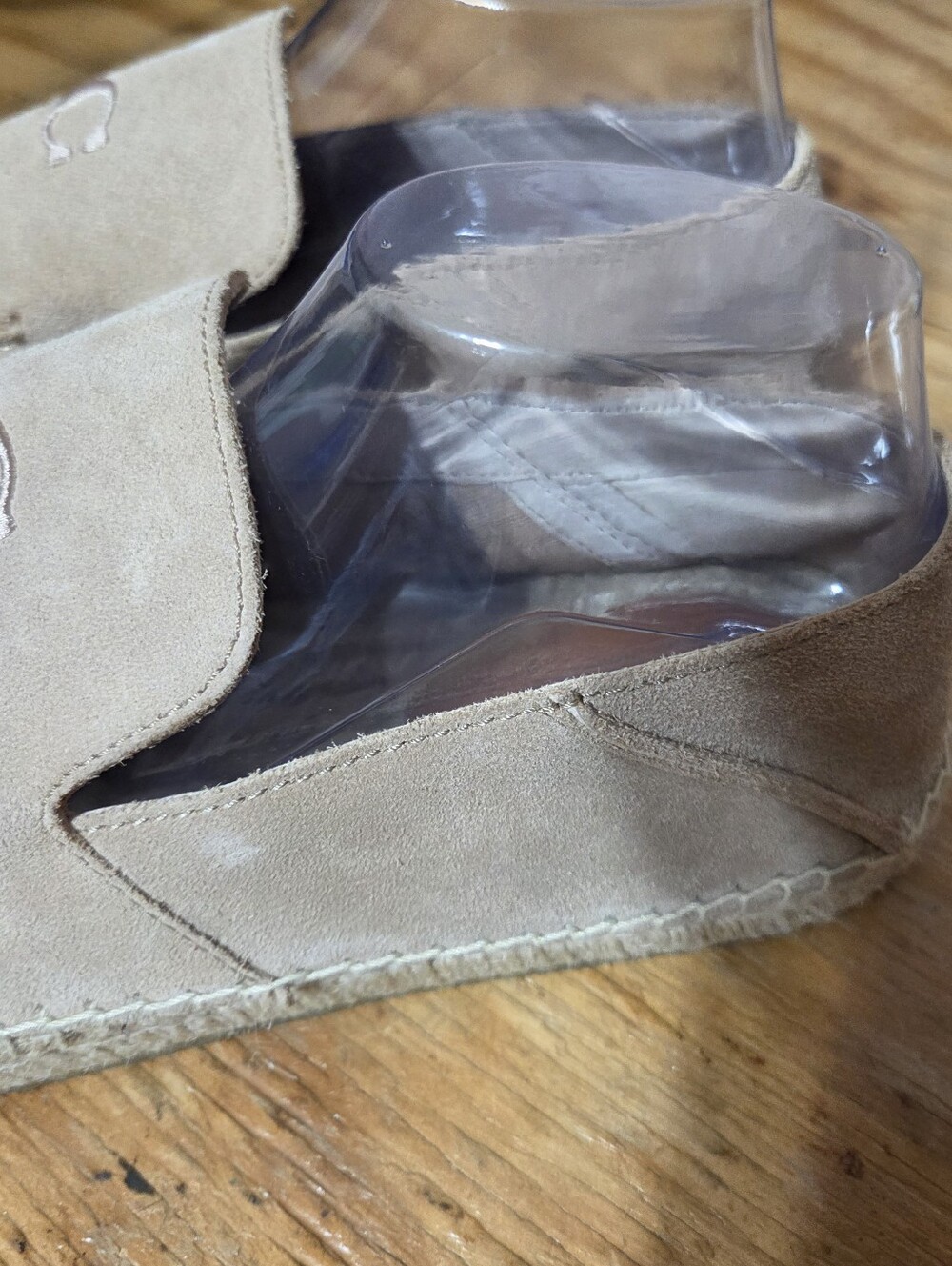 Coach Men's Reilly Espadrilles in a taupe suede colorway Mens Size 11.5D Slip On - Picture 2 of 14